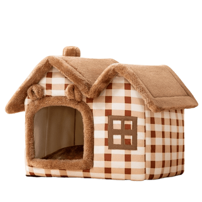 Lit en forme de maison pour chat
