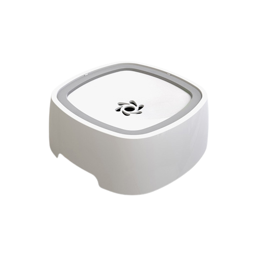Bol anti débordement blanc pour chien