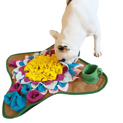 Tapis de fouille pour chien en forme de jardin
