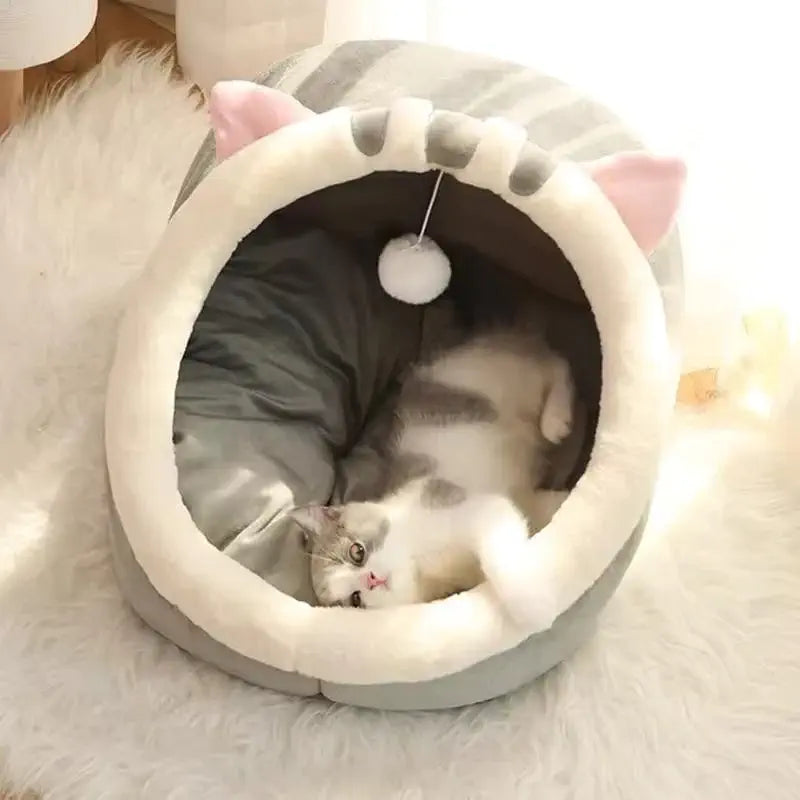 Nid en forme d'animaux pour chat douillet